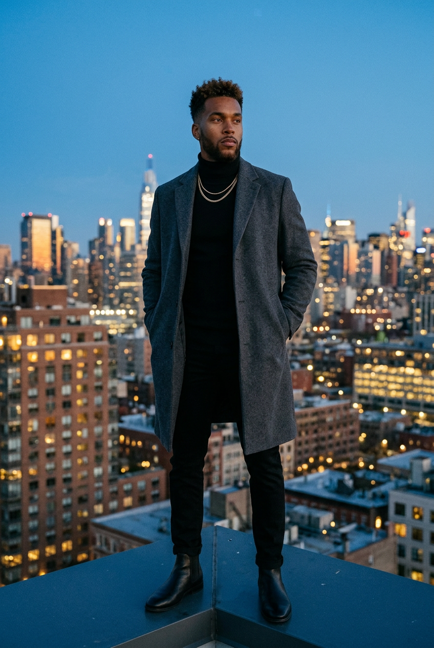 MeechXL on rooftop